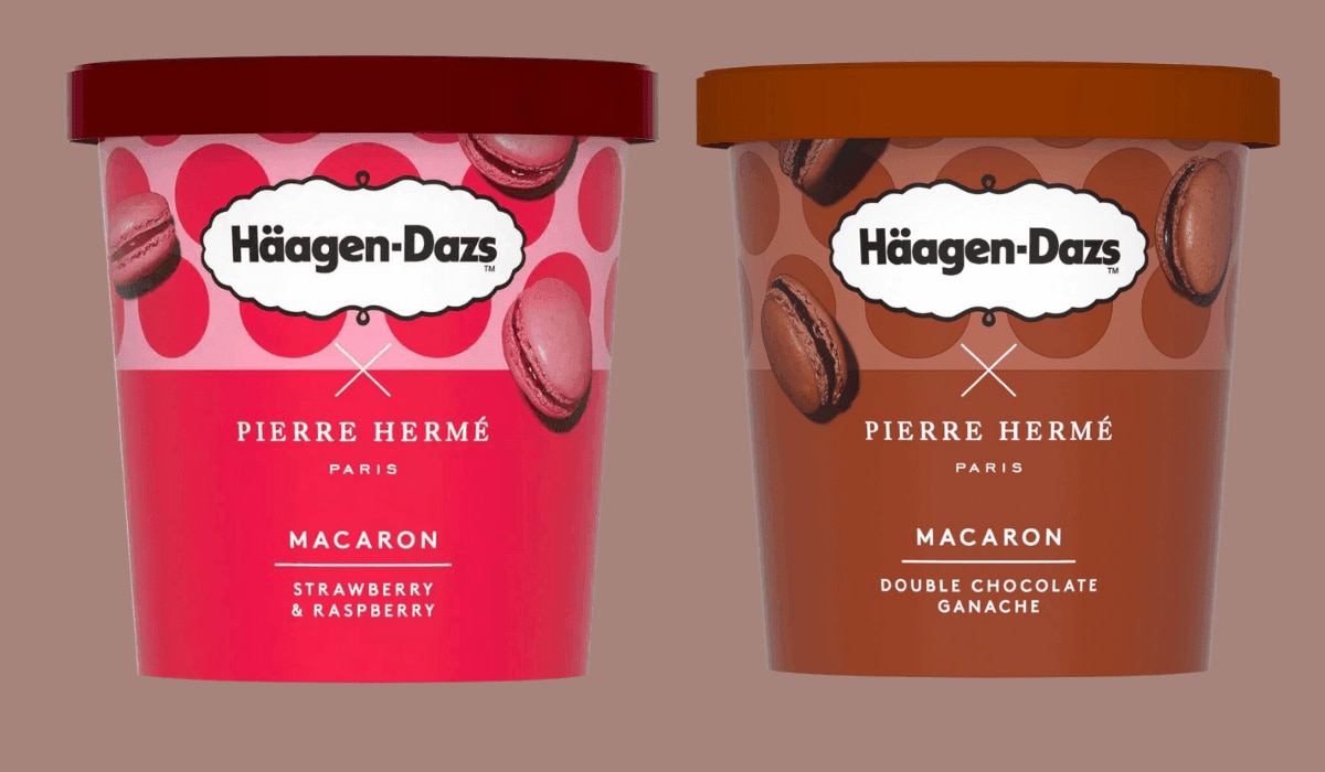 Macaron Eis von Häagen Dazs