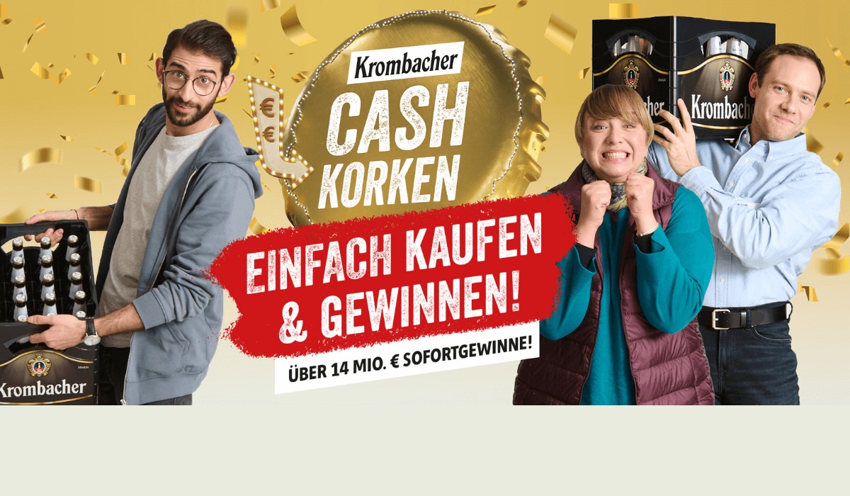 Krombacher Cash-Korken 2023