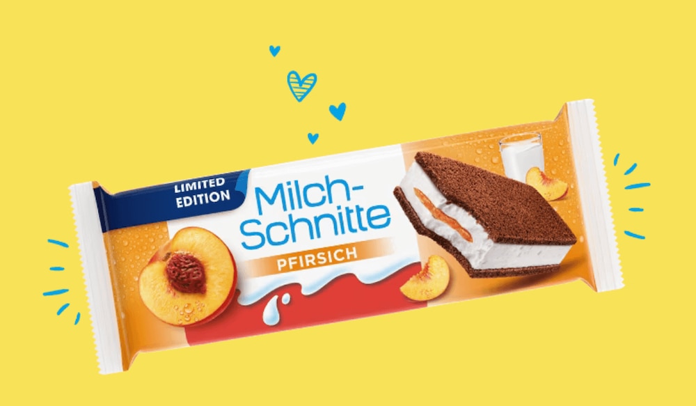 Milchschnitte Pfirsich Die Limited Edition 2023