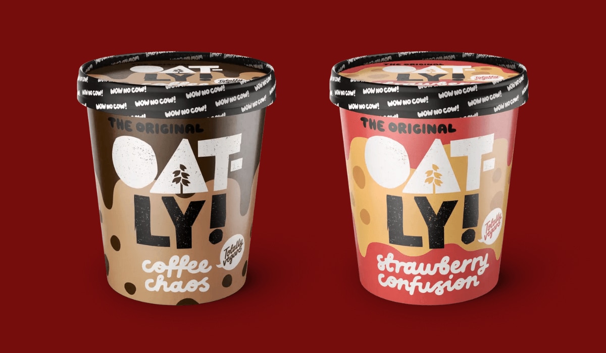 Oatly Eis Strawberry Confusion & Coffee Chaos