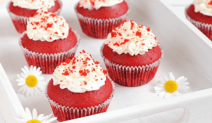 Rezept für Red Velvet Cupcakes