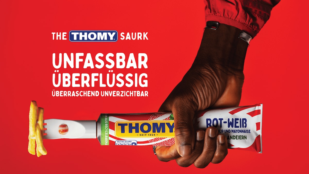 Thomy Gabel und Tube Kombination