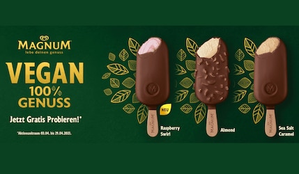 Magnum vegan Cashback-Aktion: Jetzt gratis testen