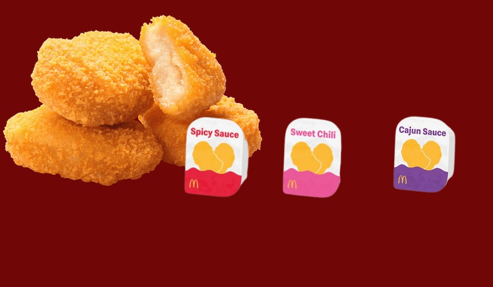 3 neue McDonald's Saucen Spicy,Sweet und Cajun