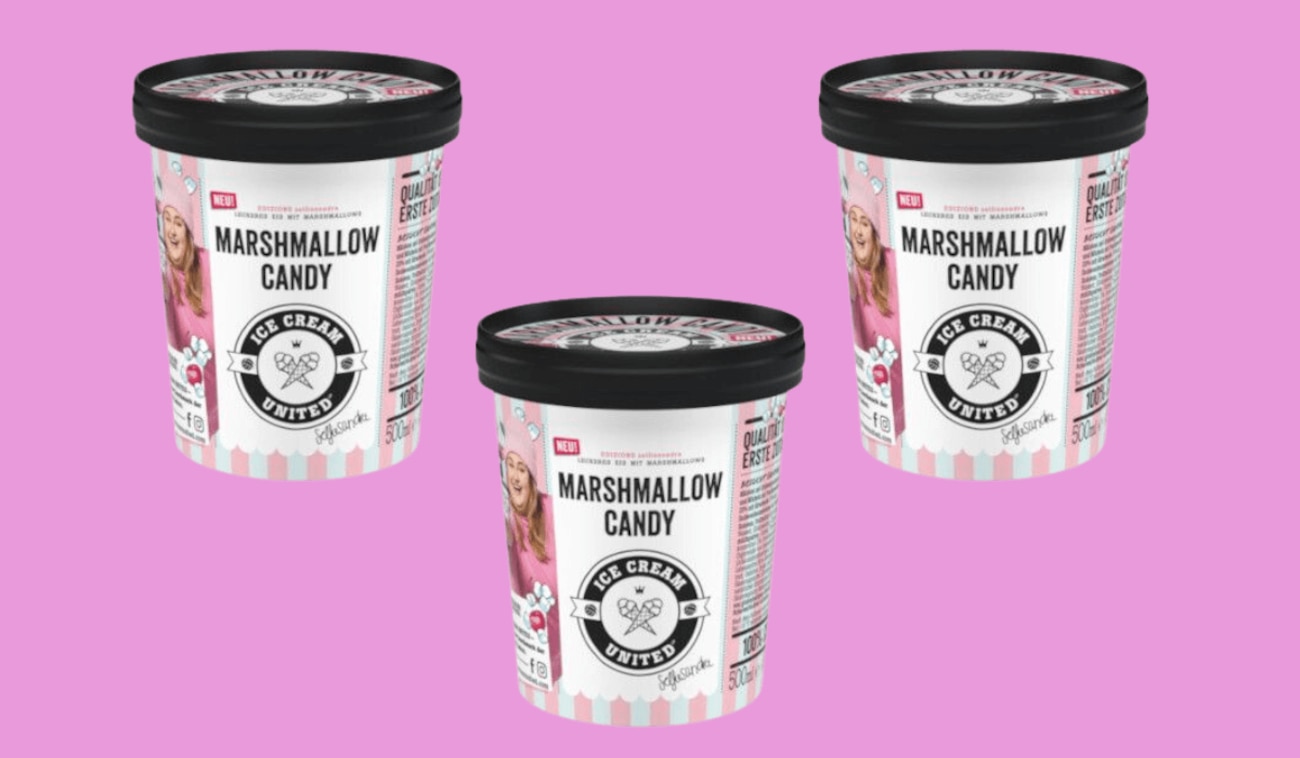 Marshmallow Candy Eis von Ice Cream United & SelfieSandra