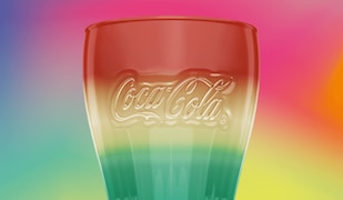 McDonald's Gläser 2023 plus exklusives Coca-Cola Regenbogenglas