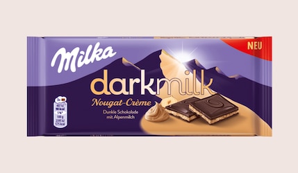 Milka Dark Milk mit Nougat-Creme kommt