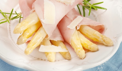 Rezept für Schinken-Spargel-Röllchen