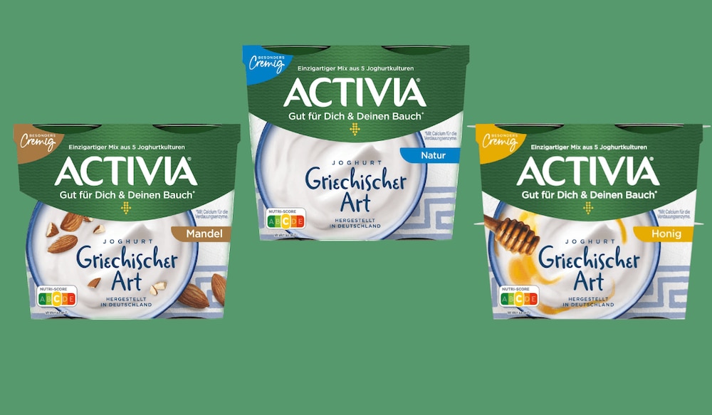 Neu: Activia Joghurt griechischer Art - zum Start in drei Sorten!