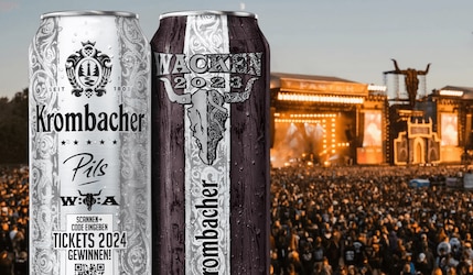 Krombacher präsentiert limitierte Wacken-Edition