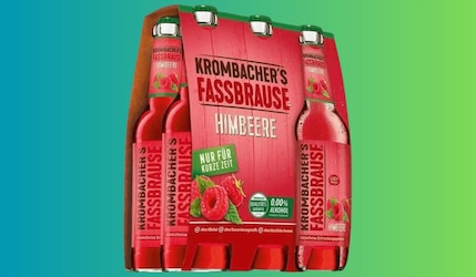 Krombacher's Fassbrause Himbeere - Zurück als Limited Edition!