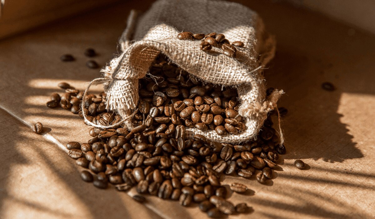 Kaffeebohnen für Kaffeemarinade