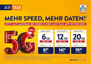 5G mit ALDI - Erster Discounter bietet Highspeed Internet