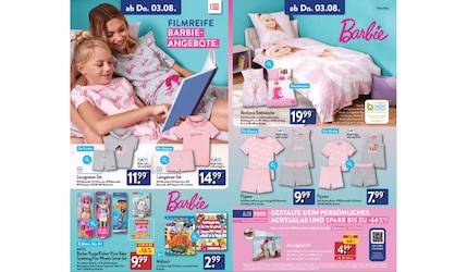 Filmreife Barbie-Angebote bei ALDI Nord