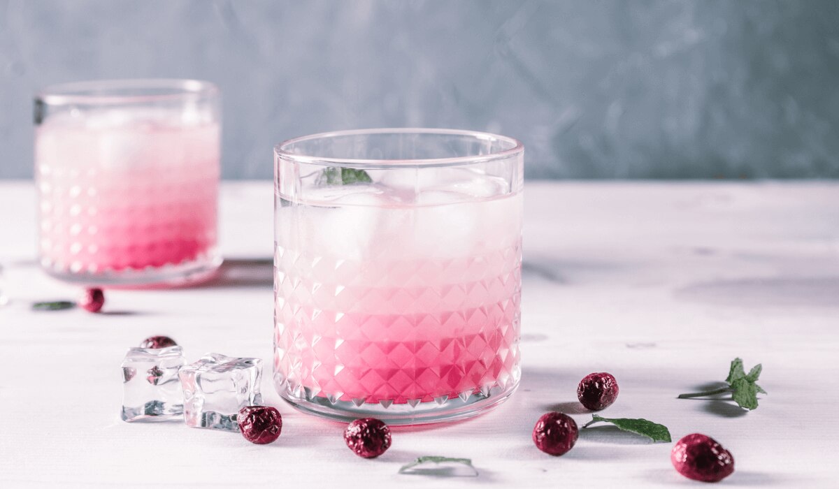 Barbie Cocktail Rezept: Pinker Drink