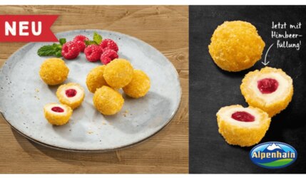 Cheesecake Balls Himbeere: Neu von Alpenhain