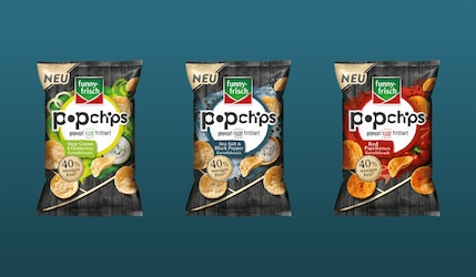 Neu im Chips-Regal: funny-frisch popchips