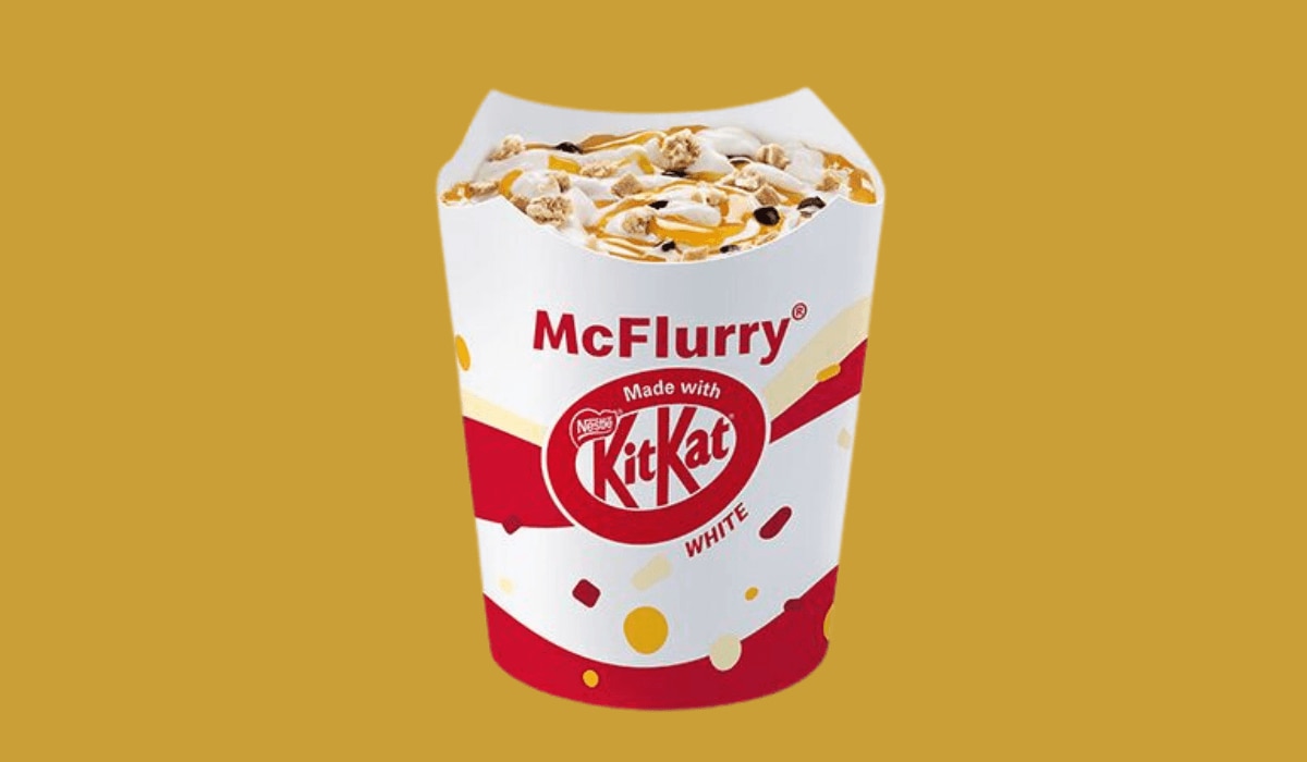 McFlurry KitKat White Passionfruit-Sauce