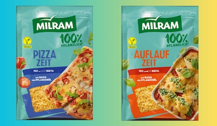 MILRAM: Neuer veganer Reibekäse in zwei Sorten