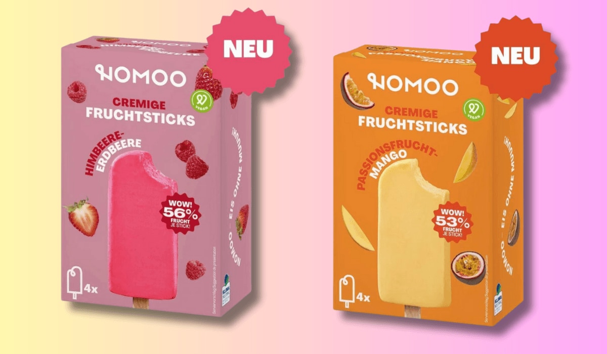 NOMOO Fruchtsticks - Das vegane Eis am Stiel!