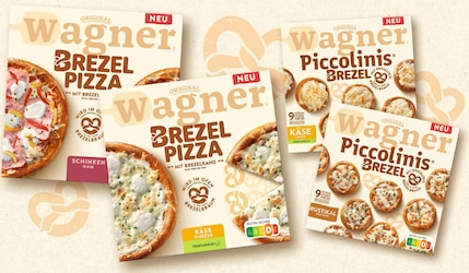 Original Wagner: Brezel Pizza mit Brezelrand