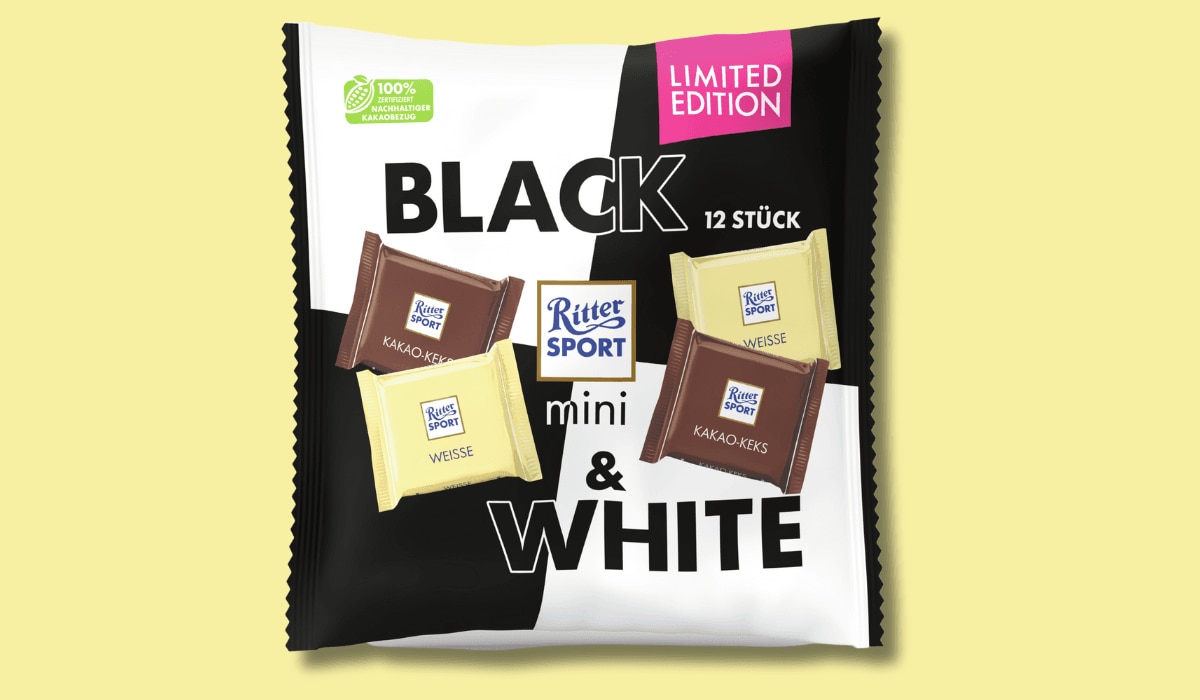Ritter Sport mini Black and White Limited Edition
