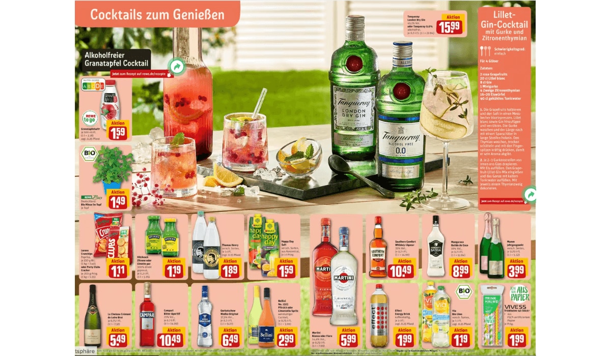 Rewe Prospekt Cocktails