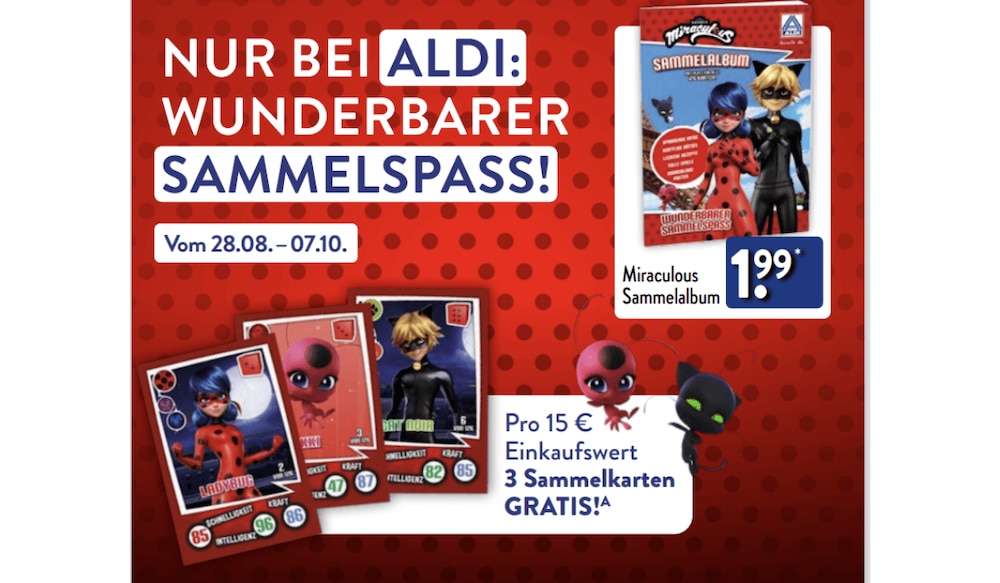 ALDI Nord x Miraculous: Sammelaktion mit Ladybug & Cat Noir