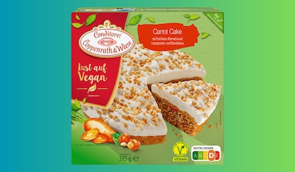 Coppenrath & Wiese "Lust auf Vegan": Carrot Cake als neue pflanzliche Sorte