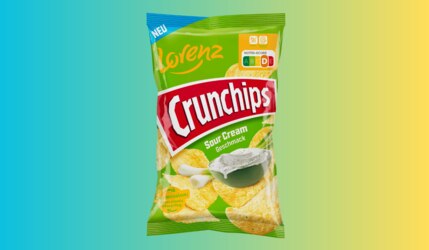 Crunchips Sour Cream: Neue Sorte verbindet Crunch mit Cream!