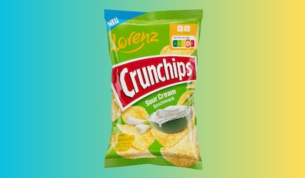 Crunchips Sour Cream: Neue Sorte verbindet Crunch mit Cream!