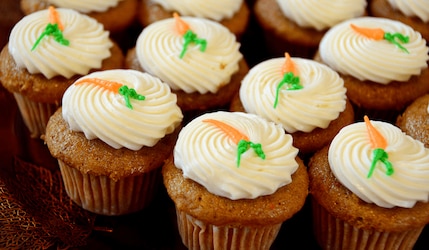 Rezept für saftige Carrot-Cupcakes