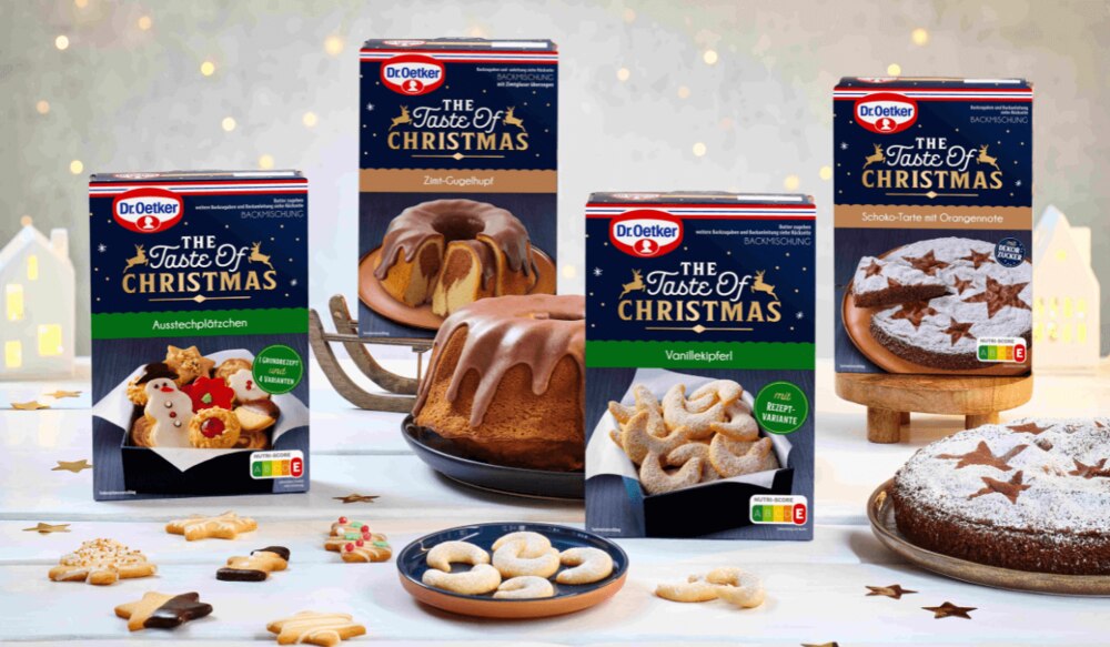 Dr. Oetker "The Taste of Christmas" Weihnachtliche Backmischungen zurück mit neuer Sorte!