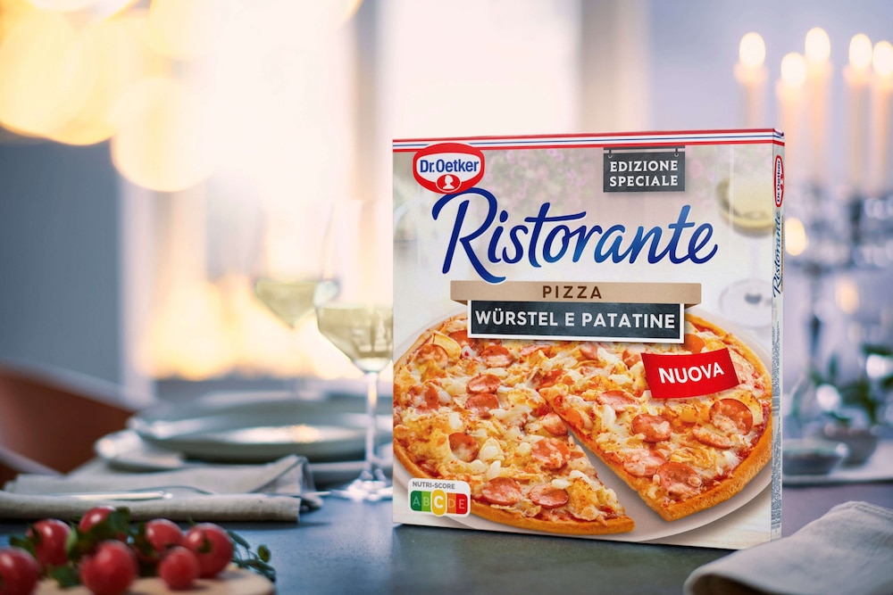 Dr. Oetker Pizza Ristorante Neue Special Edition Würstel e Patatine