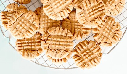 Rezept für schnelle Erdnussbutter-Kekse