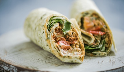 Halloumi Wraps