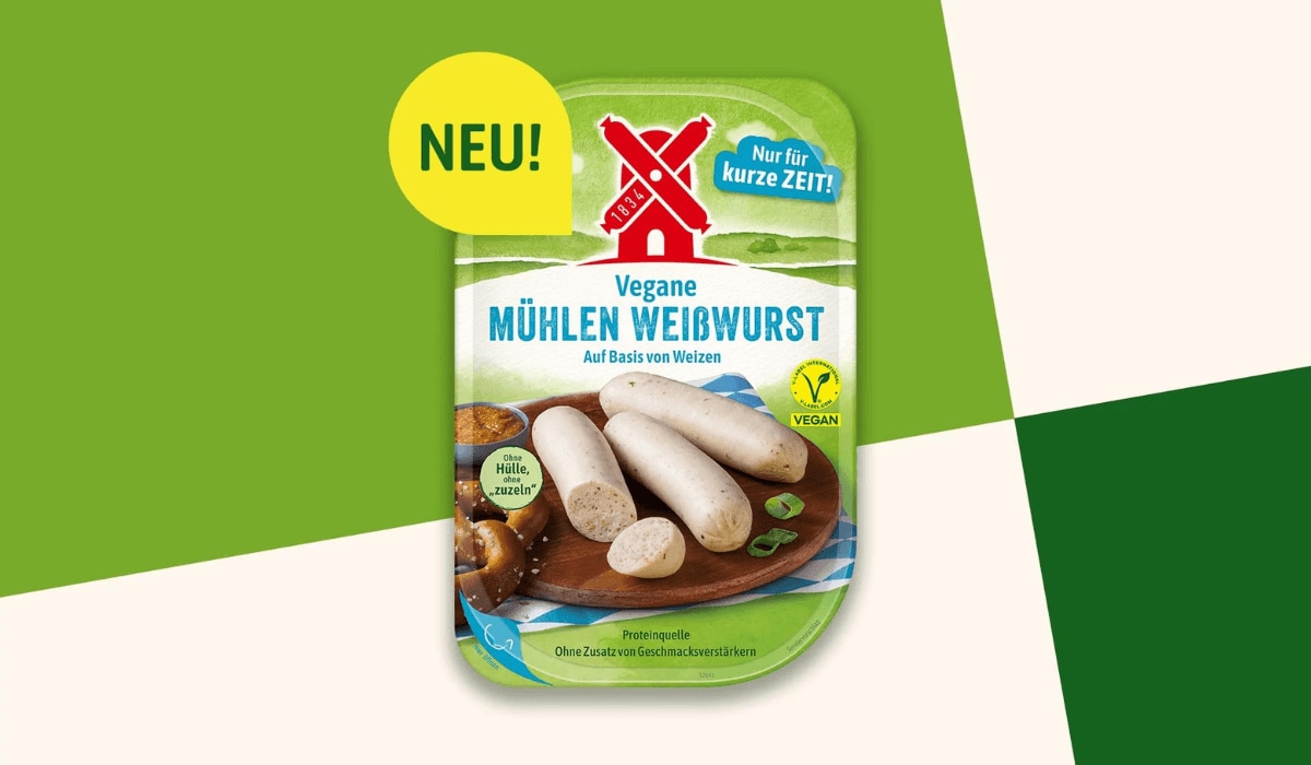 Rügenwalder Mühle: "O'zapft is" für vegane Weißwurst!