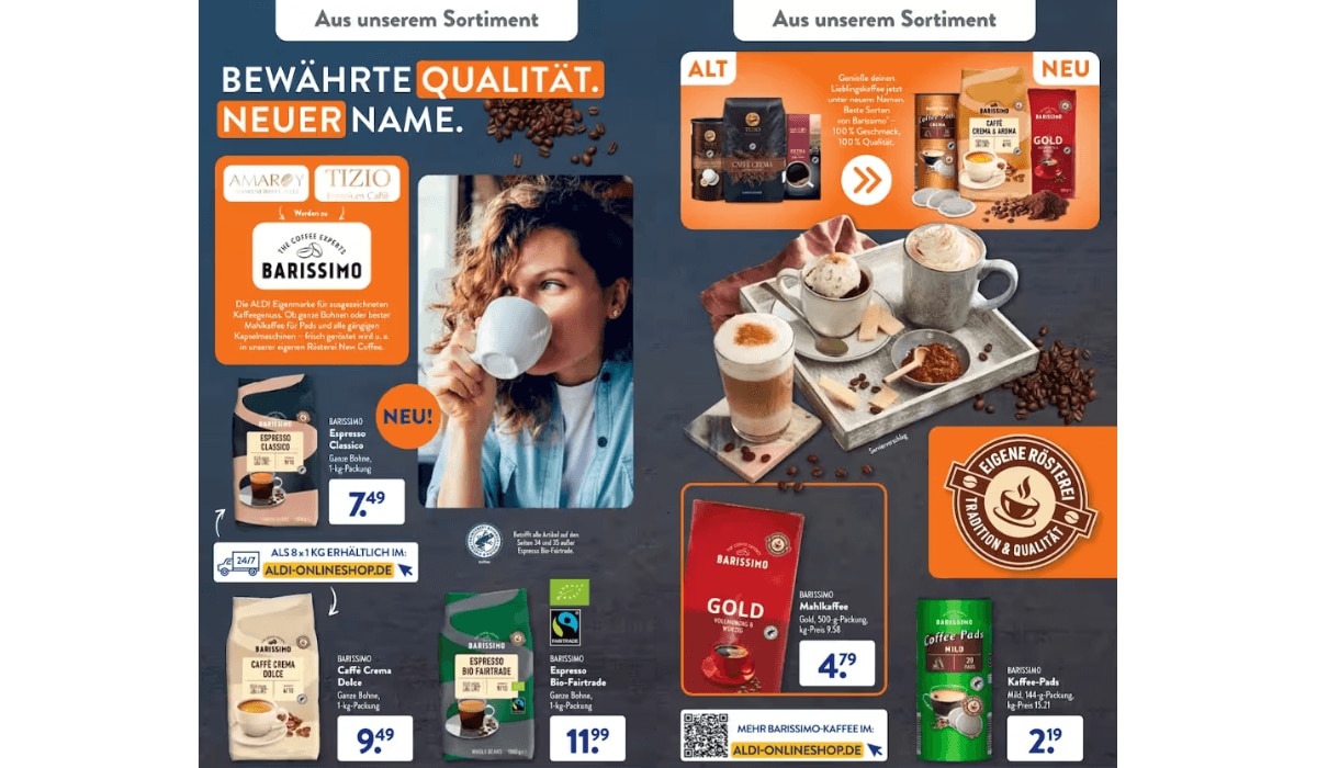 Kaffeequalität bei ALDI Süd KW 39 / 23