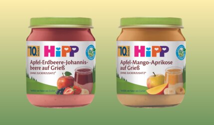 HiPP Baby-Dessert-Neuheiten in 2 neuen Sorten