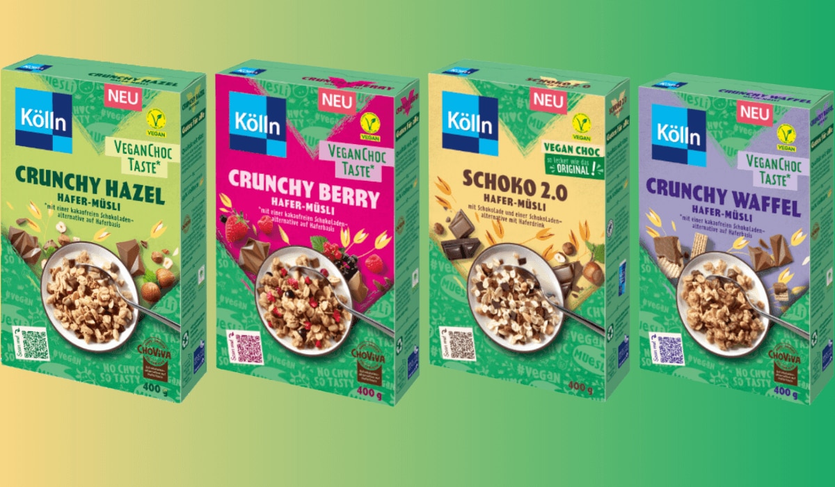 Kölln Veganes Müsli in vier Sorten