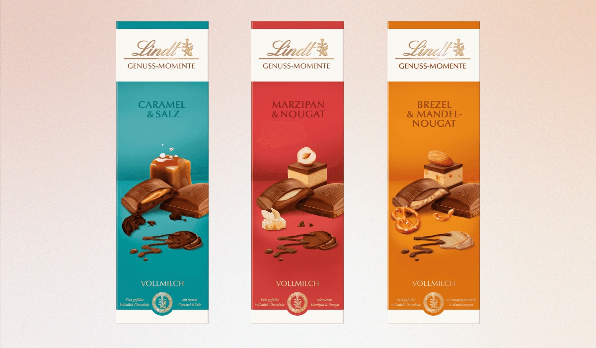 3 Sorten Lindt Genuss-Momente