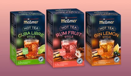 Meßmer Hot Tea verfeinert mit echtem Alkohol