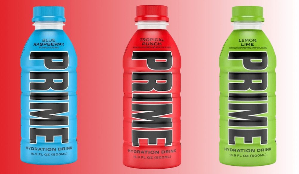 Prime Energy Drinks in drei Sorten