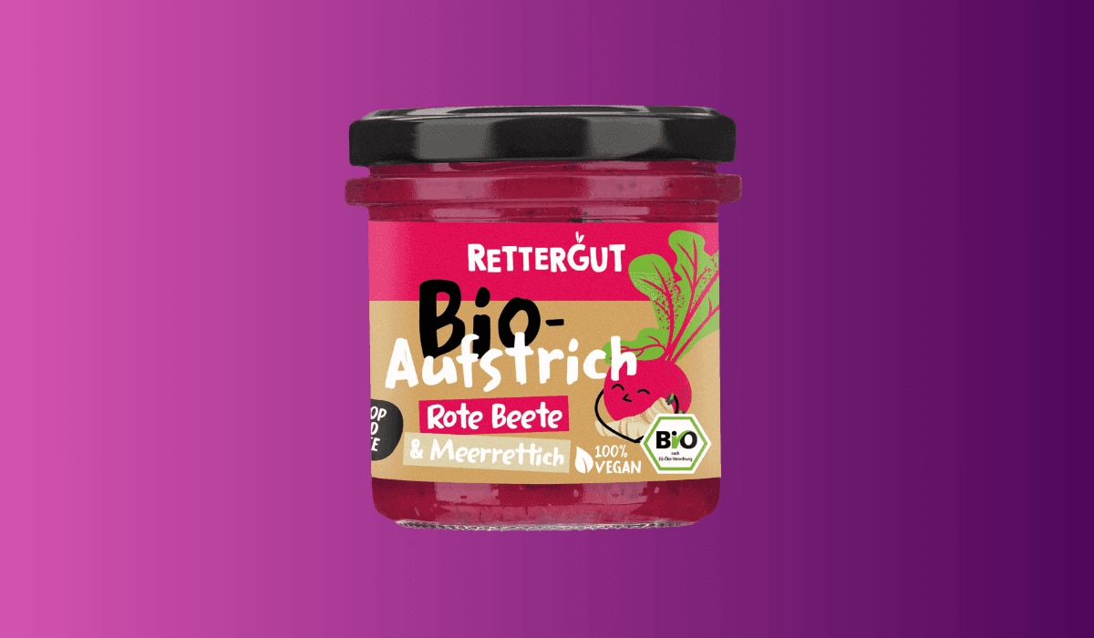 Rettergut Rote Beete Meerrettich Aufstrich