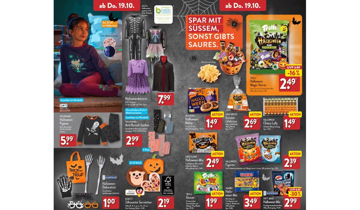 ALDI Nord Halloween Angebote KW 42 / 23