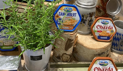 Neu: Alpenhain Camembert-Creme in der Sorte Kürbis