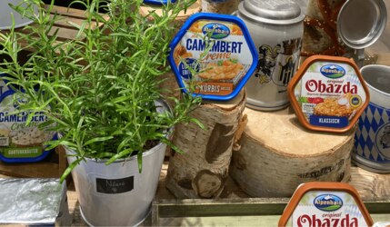 Neu: Alpenhain Camembert-Creme in der Sorte Kürbis