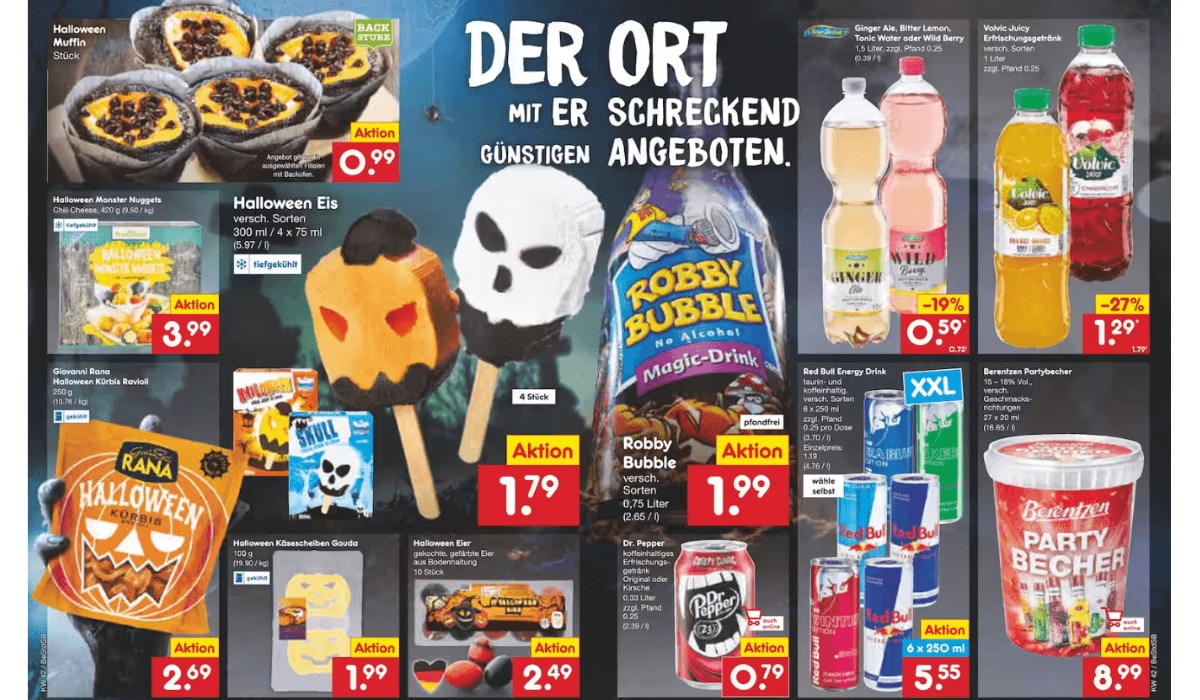 Halloween-Angebote bei Netto Marken-Discount KW 42 / 23