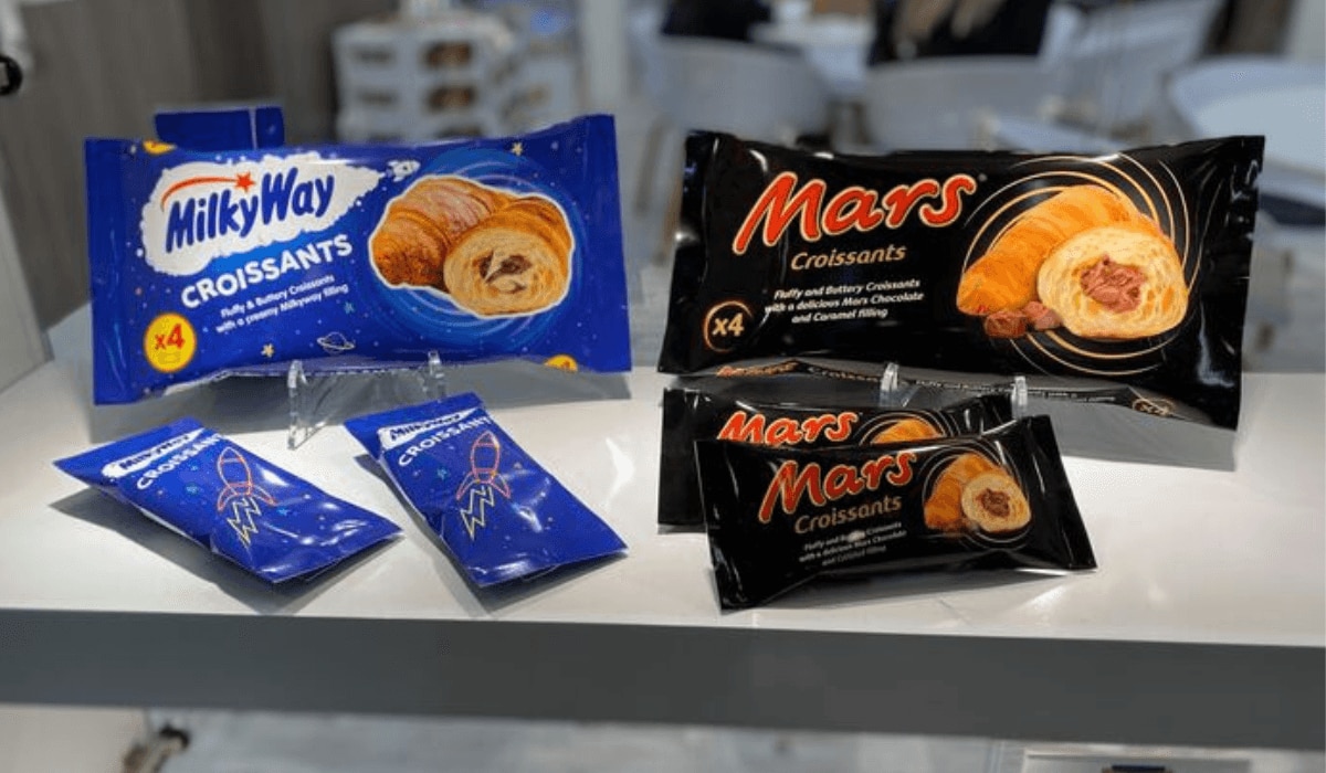 Mars und Milky Way Riegel als Croissants!