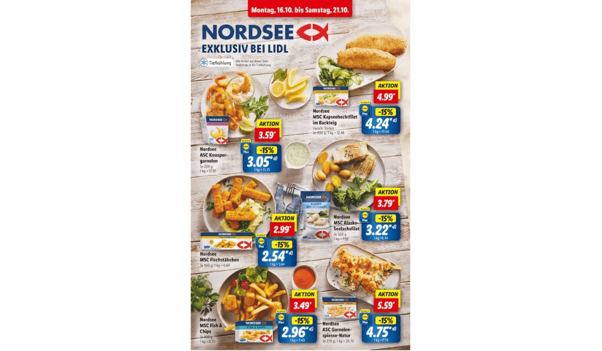 Nordsee bei Lidl KW 42 / 23
